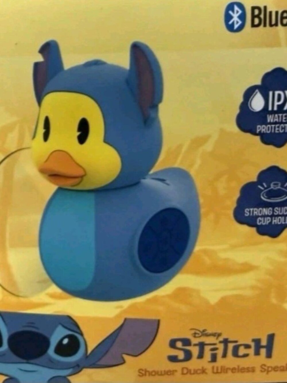 DISNEY STITCH Duck Bluetooth Wireless Shower Speaker Brand New In Box Never Open
